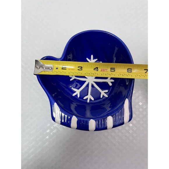 2 Vintage BW Boston Warehouse Christmas Mitten Nesting Serving BOWLS - Picture 11 of 13